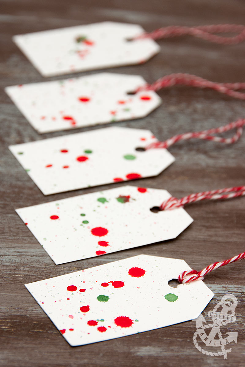 DIY Watercolour Gift Tags & Wrapping Paper » Coffee & Vanilla