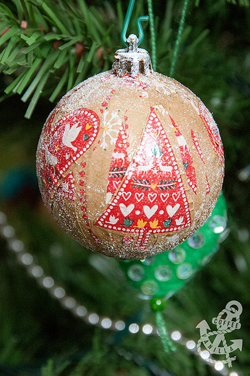 decoupage christmas decorations