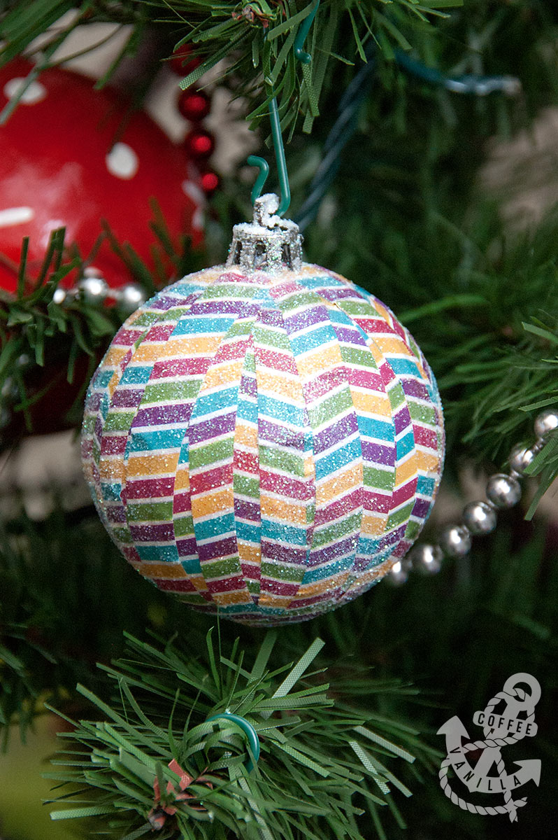 Decoupage Baubles Upcycled DIY Christmas Decorations on a Budget
