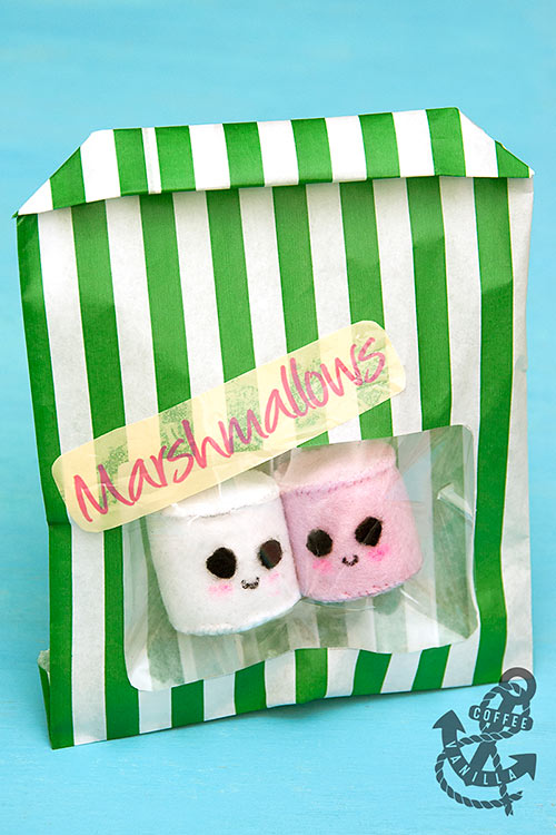 Cute Felt Sweets & Other Foods » Coffee & Vanilla