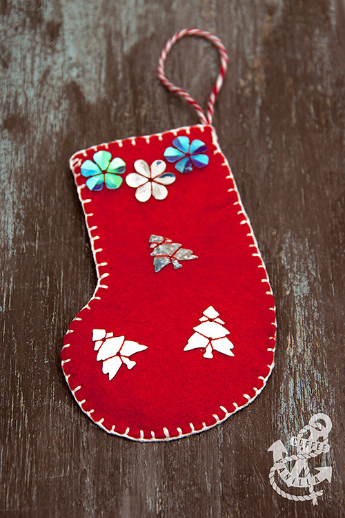 how to make felt christmas decorations