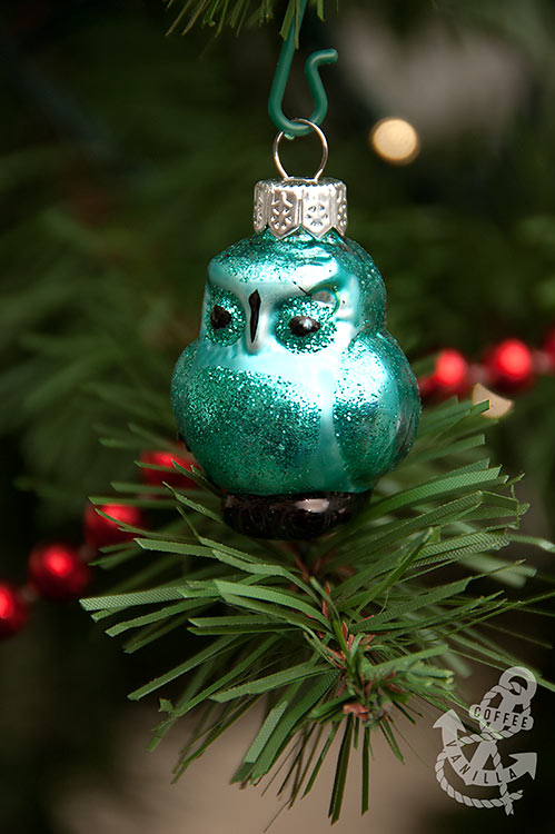 owl ornament from HomeSense