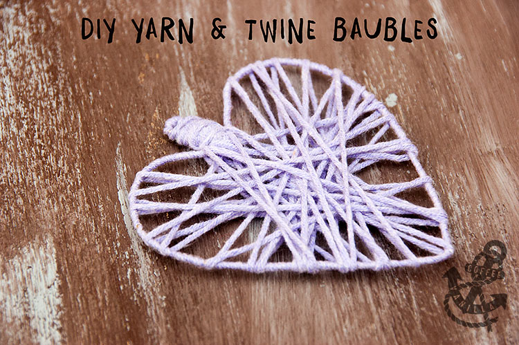 yarn balloon ornaments