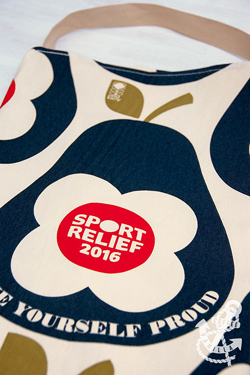 Sport Relief 2016 apron by Orla Kiely 