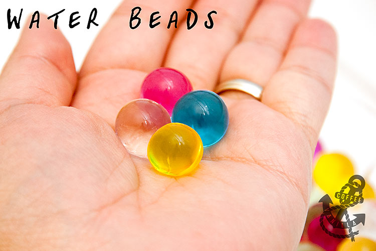 water beads sensory play