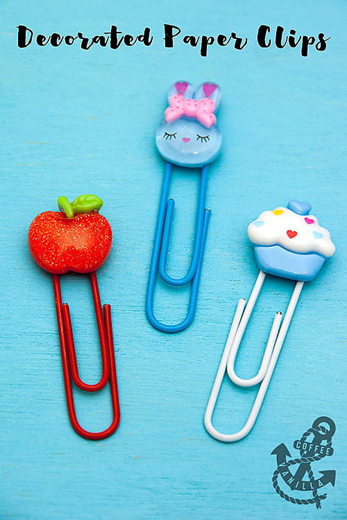 decorated paper clips diy ideas