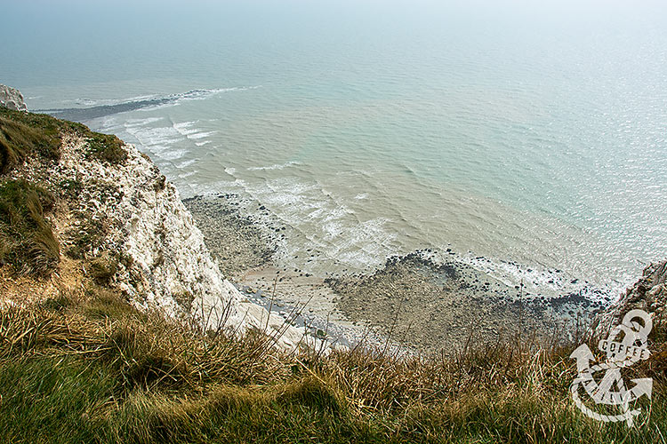 beautiful chalk cliffs in the UK