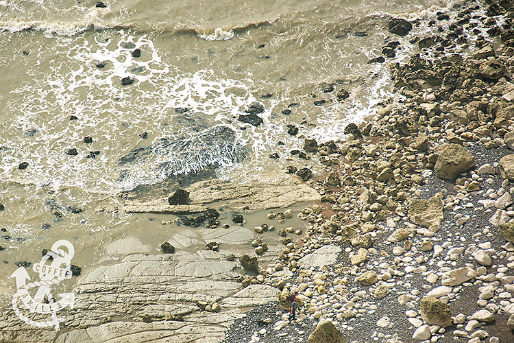 under the Beachy Head cliff