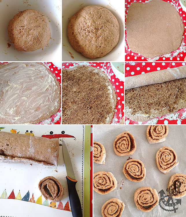 cinnamon swirls step by step