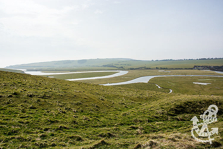 swirtly Cuckmere River near Seven Sisters 