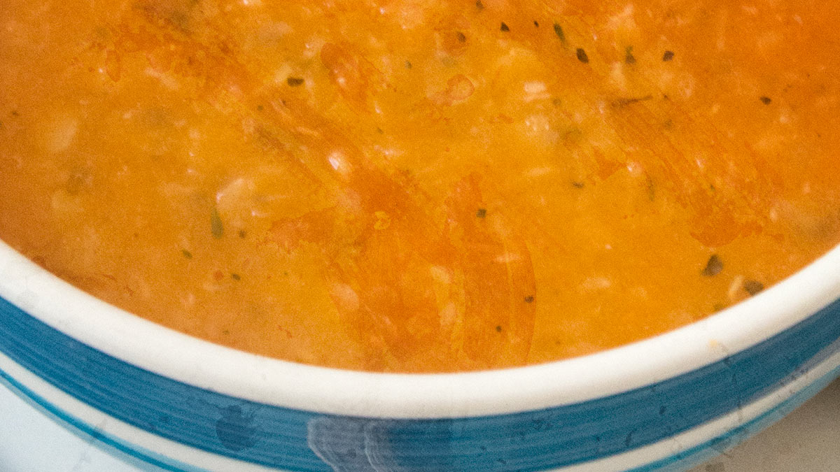 Red Lentil Soup with Tomatoes, Herbs & Roasted Garlic » Coffee & Vanilla