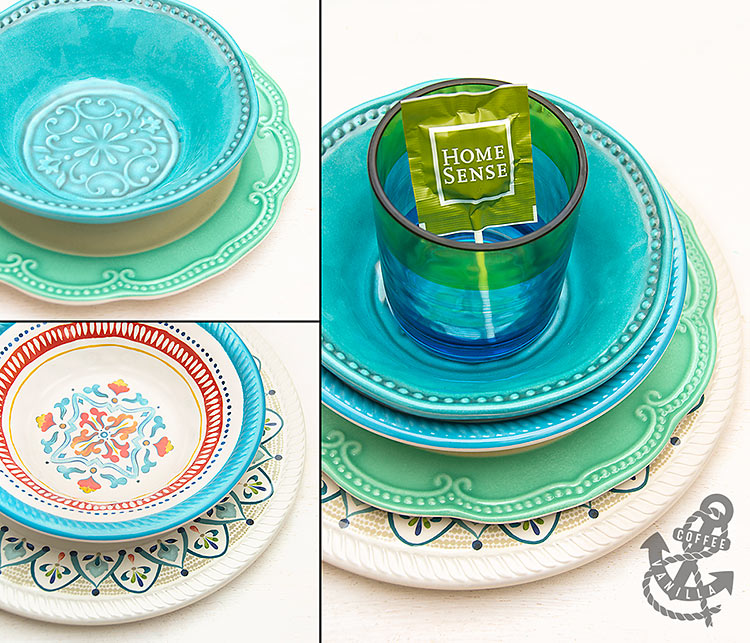 melamine plates bowls for picnic garden parties eating al fresco from HomeSense TK Maxx UK