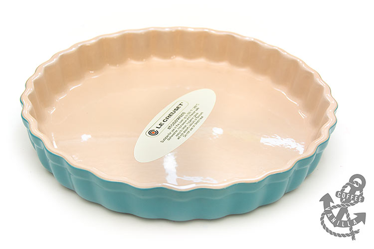 le creuset tart dish 24 cm teal