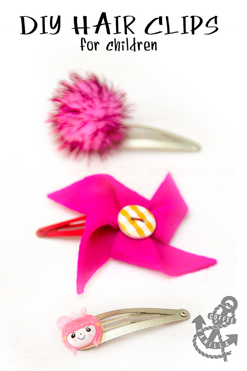 diy hair clips ideas 