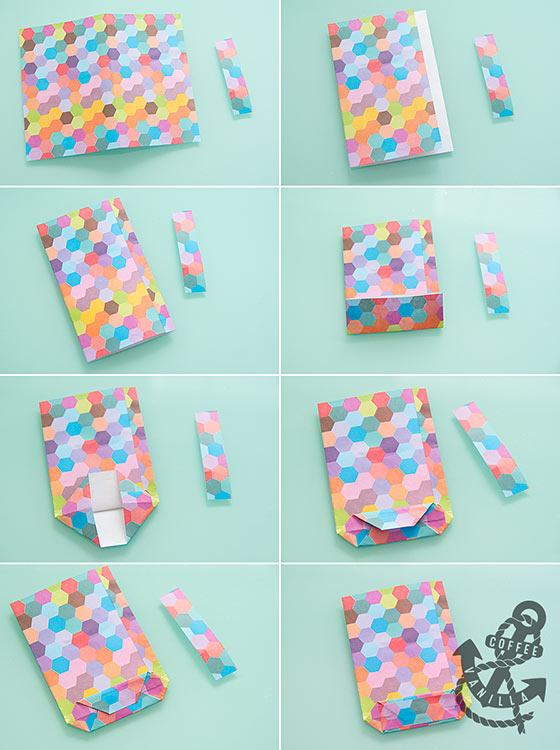 easy origami paper bag step by step