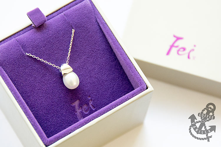 snowdrop pendant sterling silver from Fei Liu