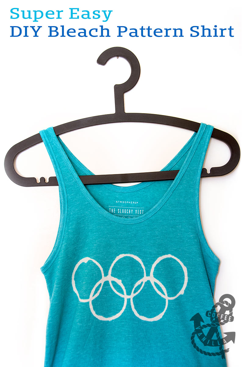 Super Easy DIY Bleach Pattern Shirts » Coffee & Vanilla