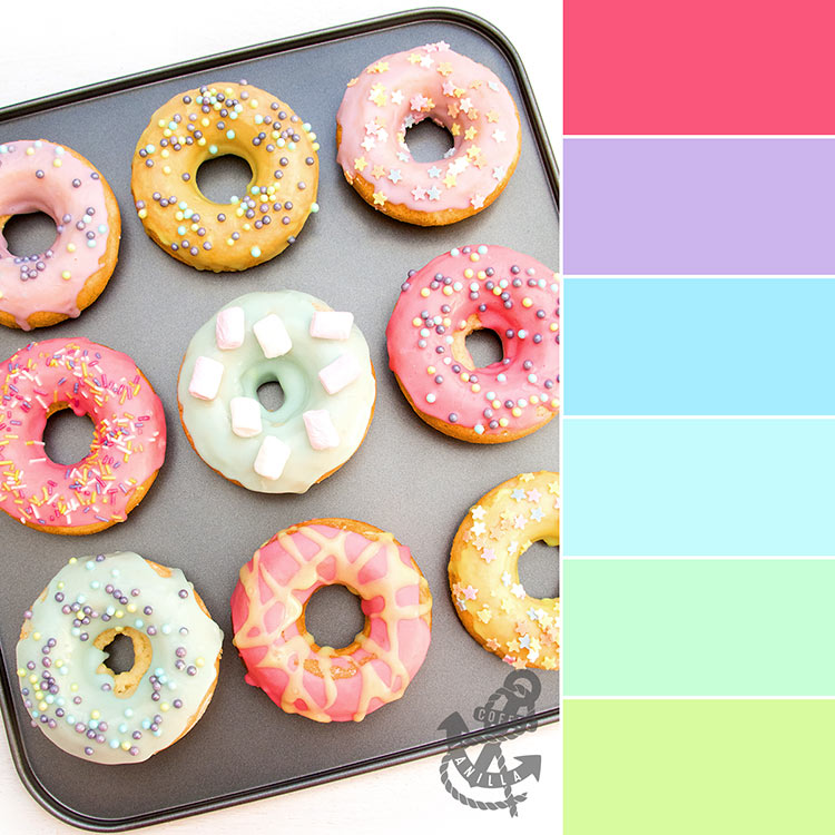 pastel colour palettes for kids girls room 