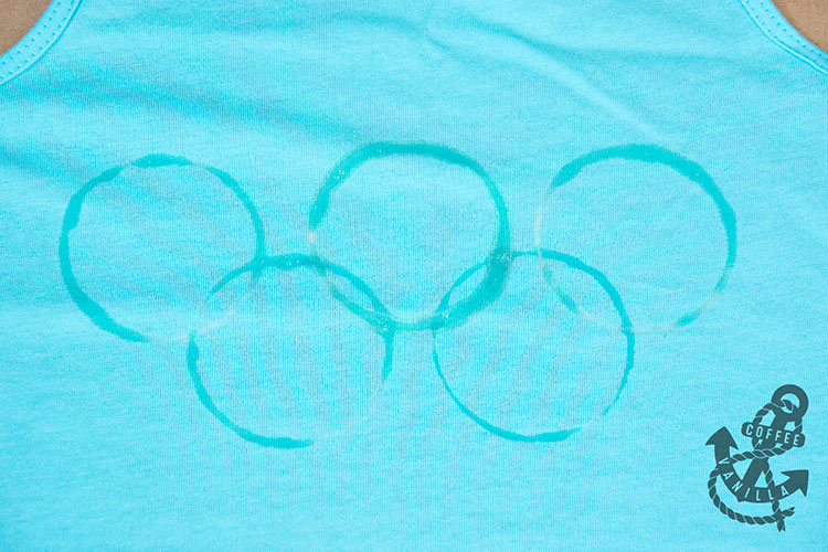 Olympic logo DIY shirt 