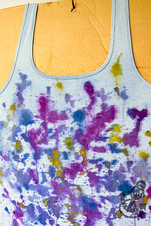 how to make watercolour tshirt