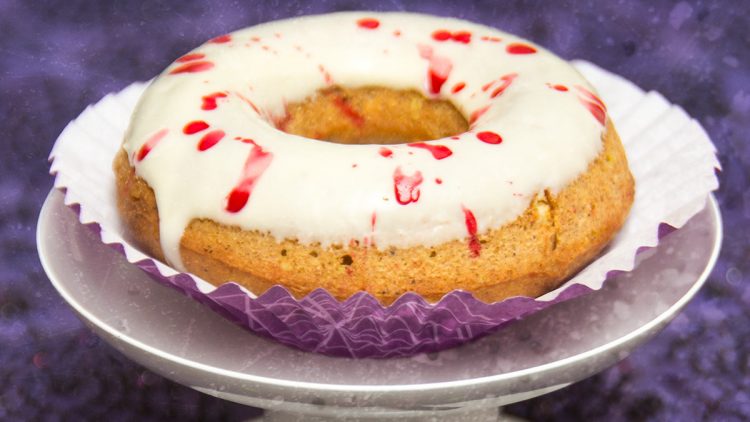 Halloween Blood Splatter Doughnuts