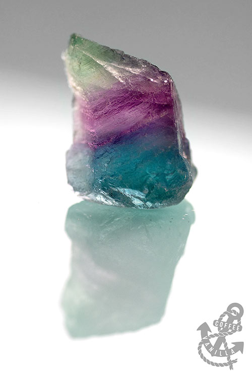 fluorite blue green purple see through stone 