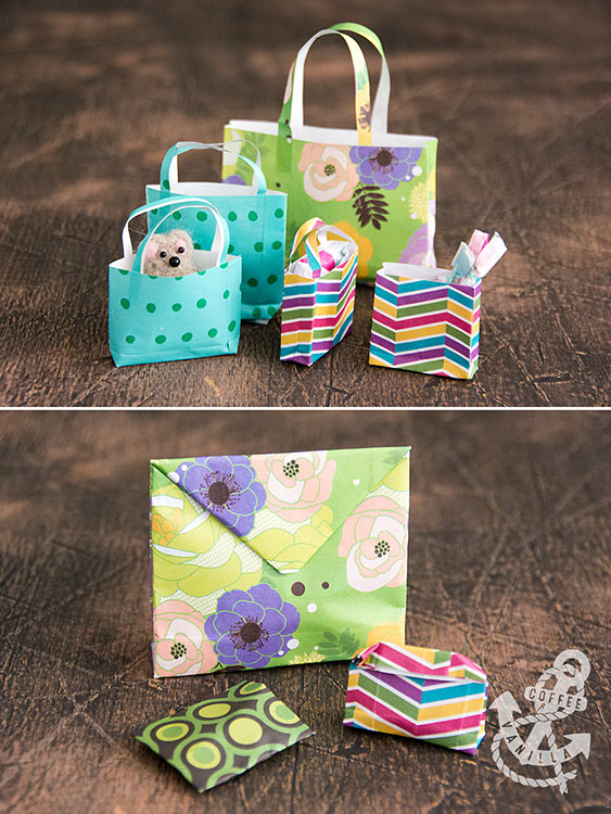 miniature shopping bags tutorial 