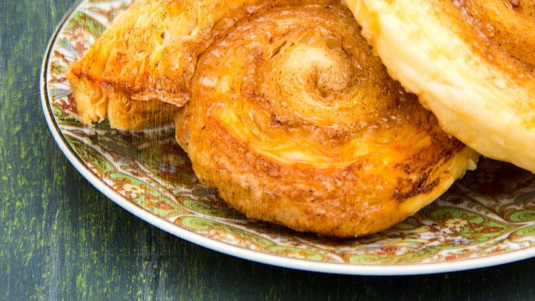 Pumpkin Spice Puff Pastry Swirls