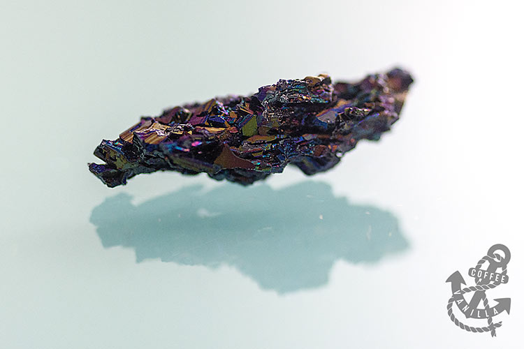 silicon crystals Silicon Carbide Carborundum rainbow iridescent Moissanite crystals cluster