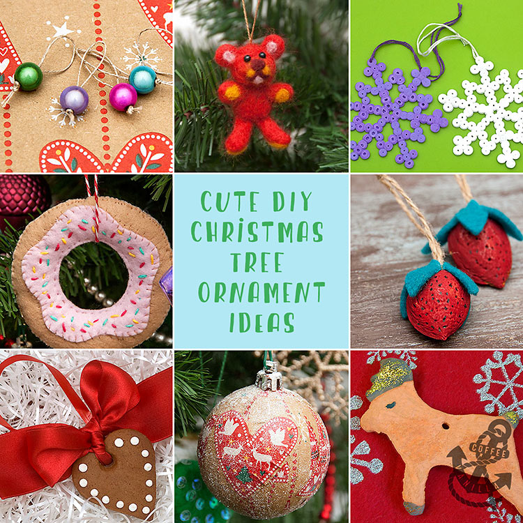 easy cute Christmas tree ornaments for kids