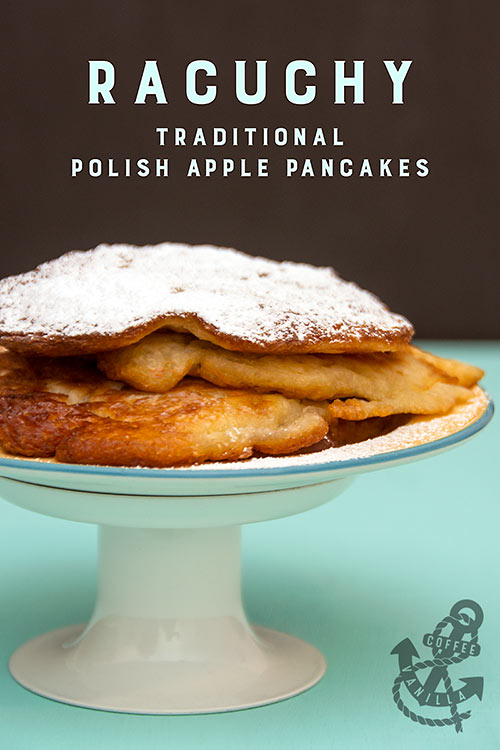 Polish pancakes with apples 