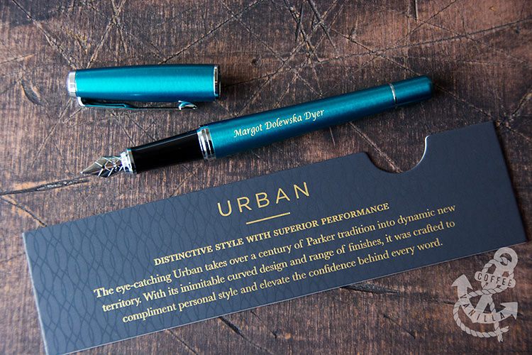 personalised Parker fountain pen