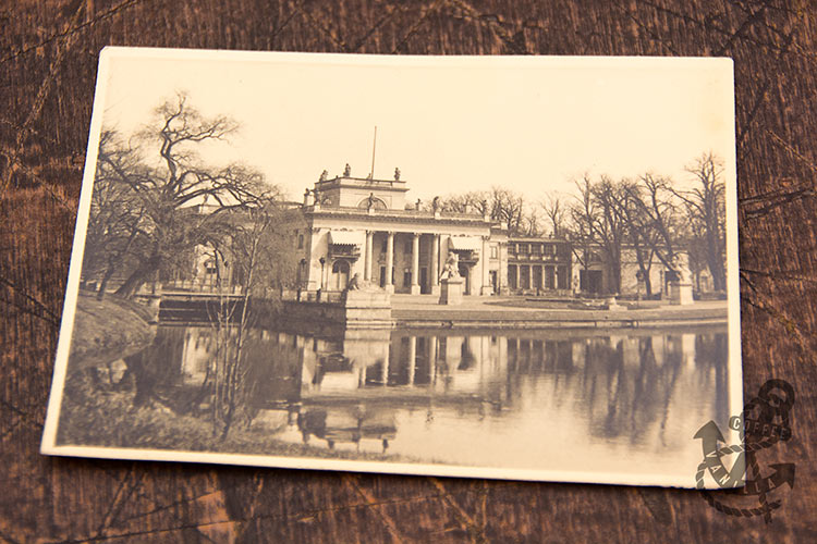 old photo of Warsaw Lazienki 