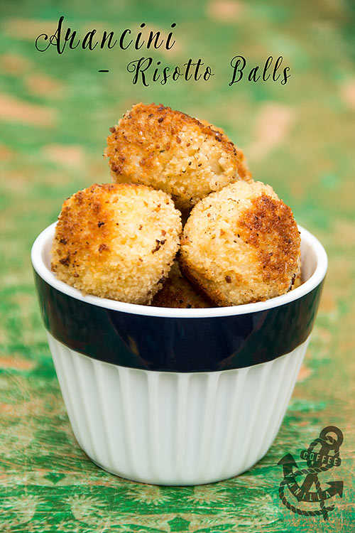 Italian Sicilian rice balls risotto balls