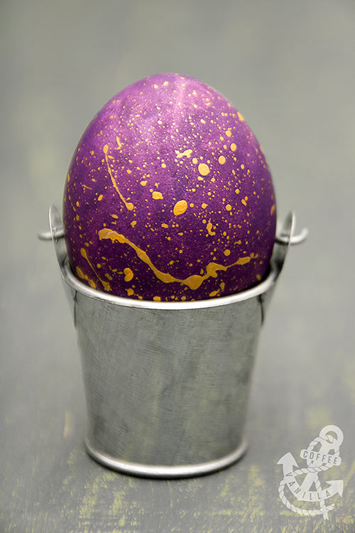 watercolor Easter eggs craft idea 