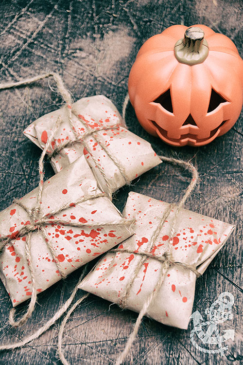 parcels for trick-or-treaters