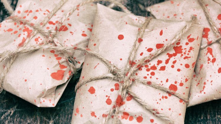 Halloween Blood Splatter Parcels for Trick-or-Treaters