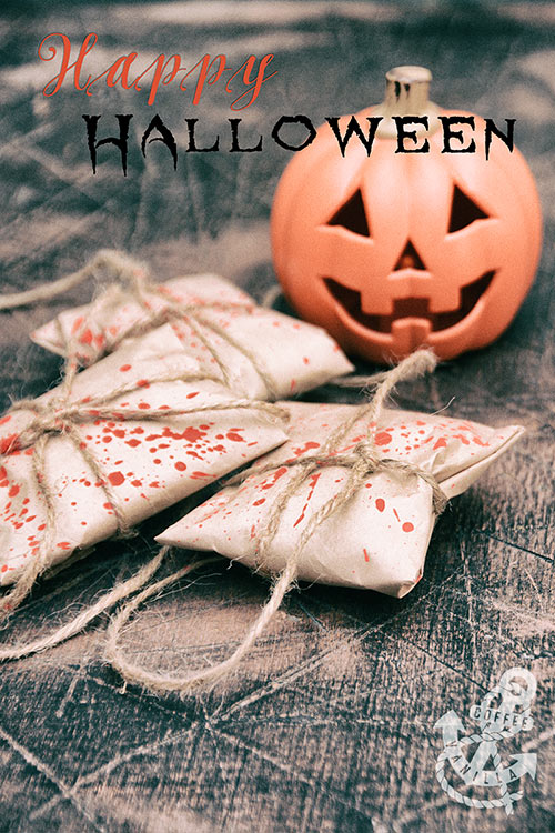 Halloween Blood Splatter Parcels for Trick-or-Treaters