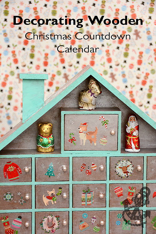 wooden countdown calendar ideas