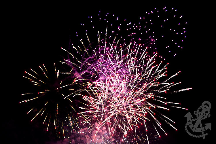 fireworks display at Preston Park in Brighton 