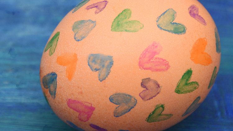 Last Minute Watercolour Easter Eggs