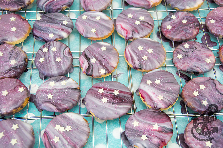 galaxy stars sky in the night space cookies 