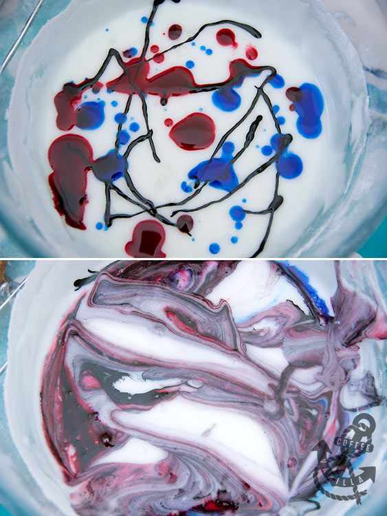 how to make galaxy icing 